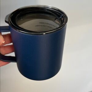 Blue Insulated Mug with Lid